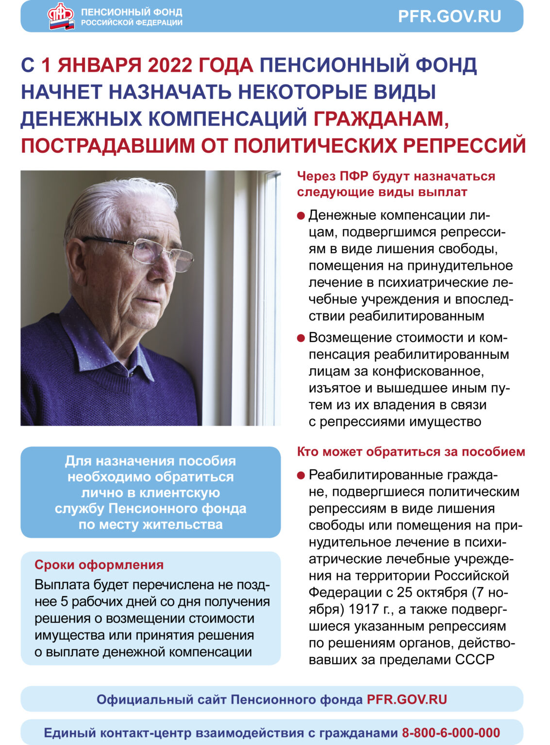 Информационный материал «Отдельные меры социальной поддержки гражданам РФ»  — ГУЗ 